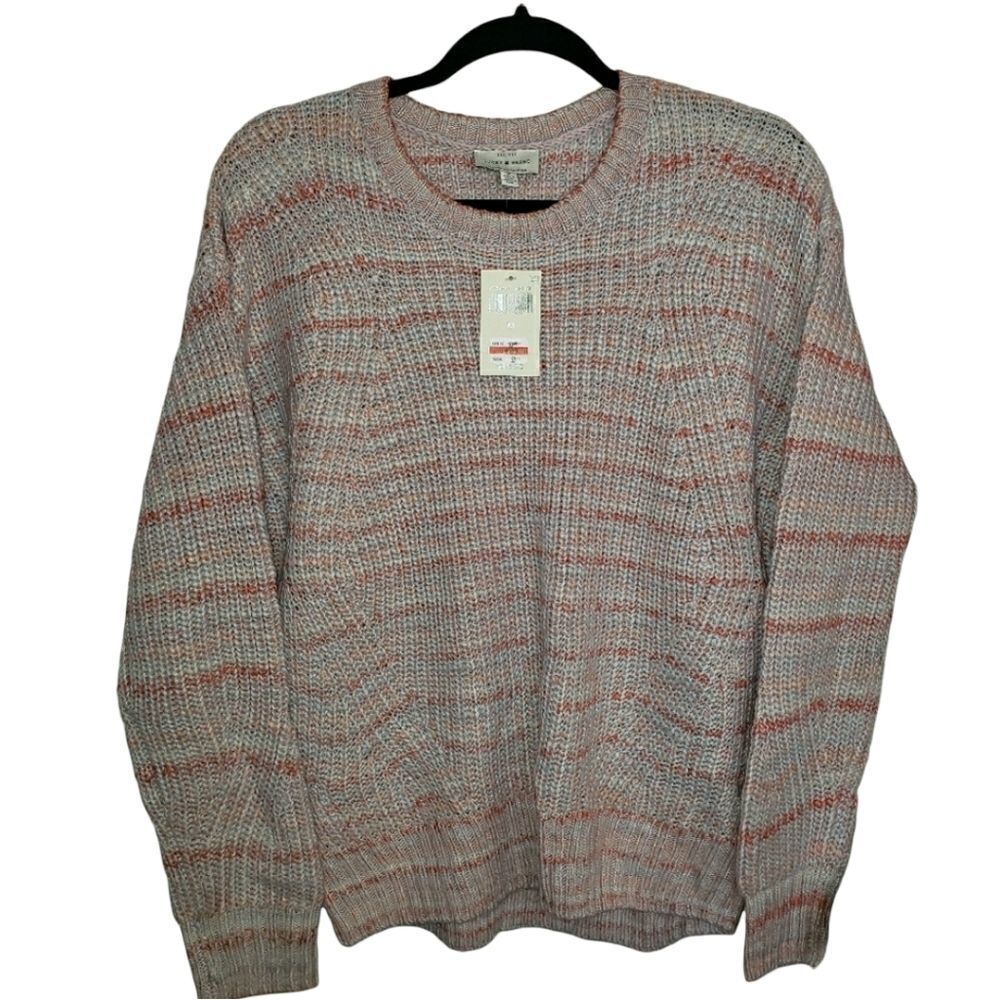 Lucky Brand Pullover Long Sleeve Knit Sweater